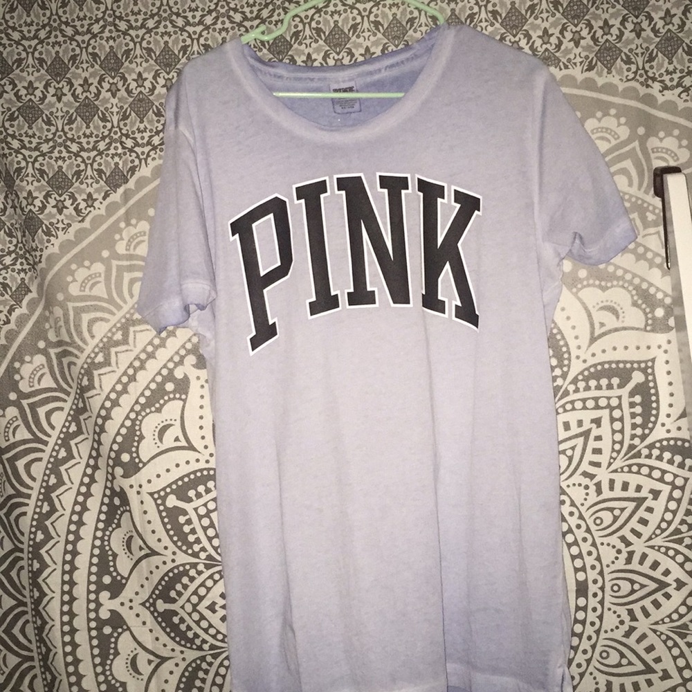 bluish PINK tee